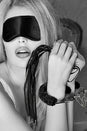 Ouch by Shots Toys - Black & White - Introductory Bondage Kit #1 - Black - Stag Shop