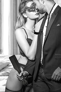 Thumbnail for Ouch by Shots Toys - Black & White - Introductory Bondage Kit #3 - Black - Stag Shop