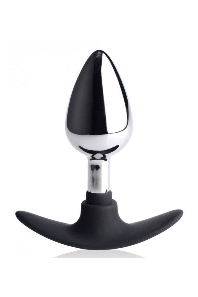 XR Brands - Master Series - Dark Invader Metal and Silicone Anal Plug - Stag Shop