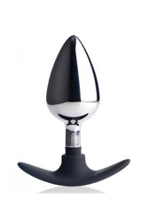 XR Brands - Master Series - Dark Invader Metal and Silicone Anal Plug - Stag Shop