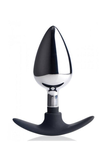 XR Brands - Master Series - Dark Invader Metal and Silicone Anal Plug - Stag Shop