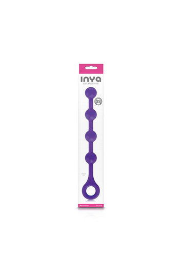NS Novelties - INYA - Soft Balls Anal Beads Petite - Purple - Stag Shop