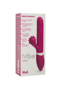 Thumbnail for Doc Johnson - iVibe - iRoll Dual Vibrator - Pink - Stag Shop