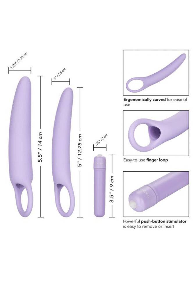 Cal Exotics - Dr. Laura Berman - Isabelle Dilator Set - Purple - Stag Shop