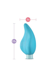 Blush Novelties - Gaia - Eco Caress Mini Vibrator - Teal - Stag Shop