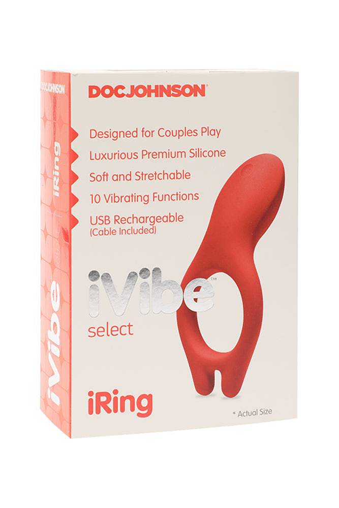 Doc Johnson - iVibe - iRing Cock Ring - Coral - Stag Shop