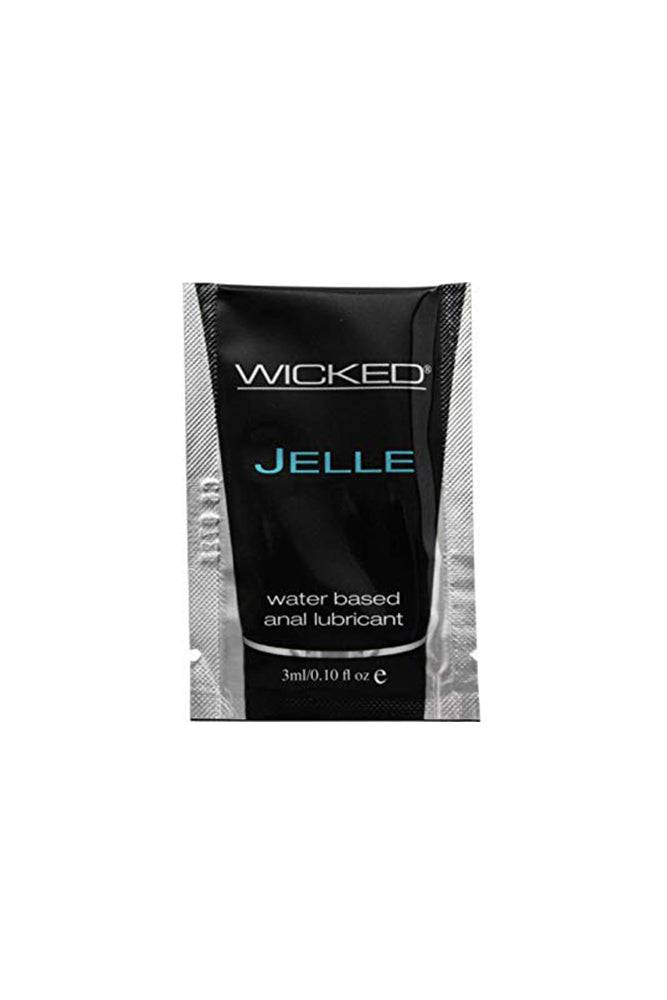 Wicked Sensual Care - Jelle Water Based Anal Gel - 3ml Foil Packet - Stag Shop