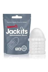 Screaming O - Jackits MANsturbation Sleeve - Clear - Stag Shop