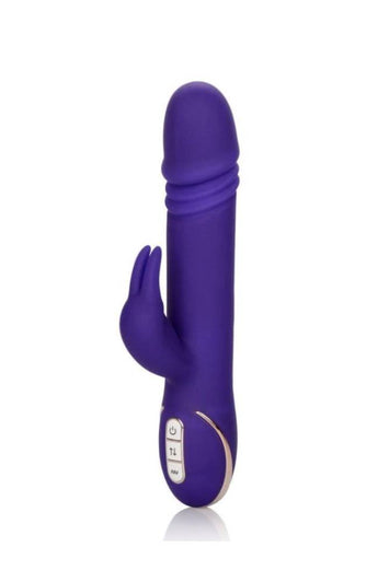 Cal Exotics - Jack Rabbit Signature - Silicone Thrusting Rabbit - Purple - Stag Shop