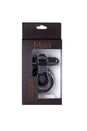 Maia Toys - Jagger Rechargeable Vibrating Cock Ring - Black - Stag Shop