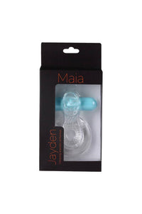 Thumbnail for Maia Toys - Jayden Rechargeable Vibrating Cock Ring - Clear - Stag Shop