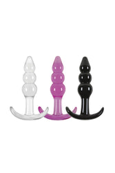 NS Novelties - Jelly Rancher - T-Plug - Ripple - Assorted Colours - Stag Shop