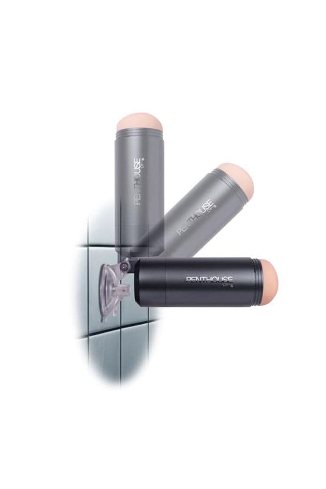 Topco - Penthouse Pet - Cyberskin Hands-Free Dual Stroker - Jenna Sativa - Stag Shop