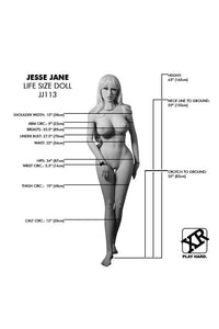 Thumbnail for XR Brands - World Famous Jesse Jane - Fantasy Life Size Replica Love Doll - Stag Shop