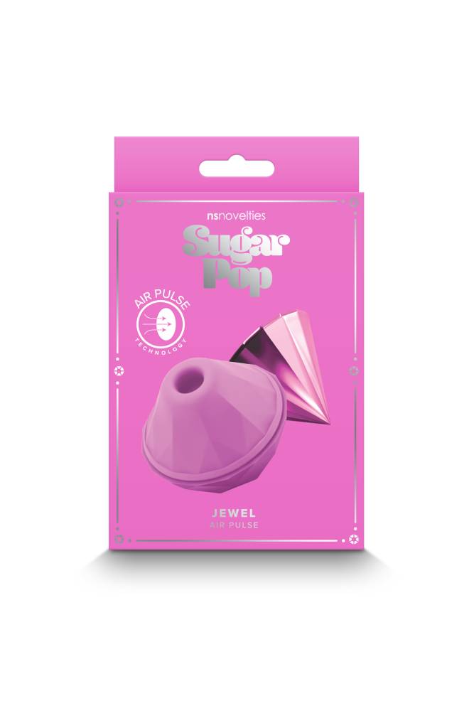 NS Novelties - Sugar Pop - Jewel Air Pulse Clitoral Stimulator - Pink - Stag Shop