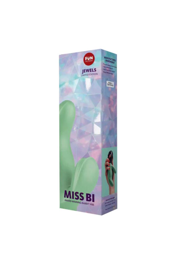Fun Factory - Jewels - Miss Bi Dual Vibrator - Green - Stag Shop