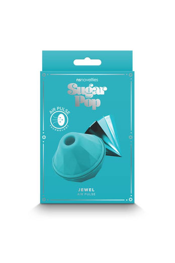 NS Novelties - Sugar Pop - Jewel Air Pulse Clitoral Stimulator - Teal - Stag Shop