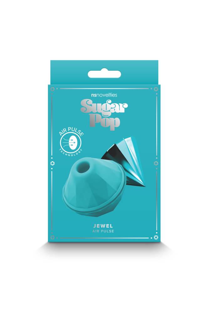 NS Novelties - Sugar Pop - Jewel Air Pulse Clitoral Stimulator - Teal - Stag Shop