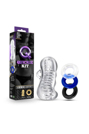 Blush Novelties - Quickie Kit - Jerk Off - Clear - Stag Shop