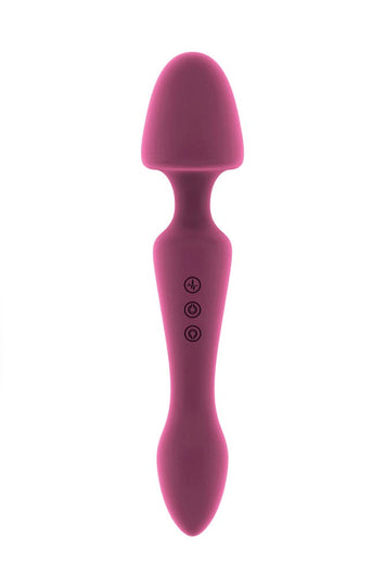 Shots Toys - Jil - Sasha - Dual Ended Wand Vibrator & Massager - Pink - Stag Shop
