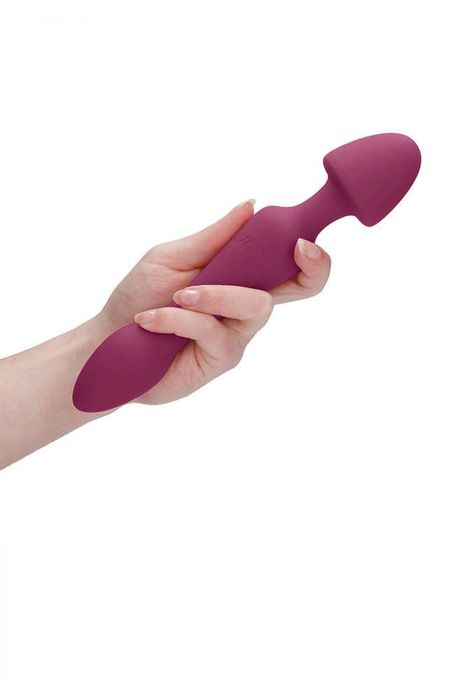 Shots Toys - Jil - Sasha - Dual Ended Wand Vibrator & Massager - Pink - Stag Shop