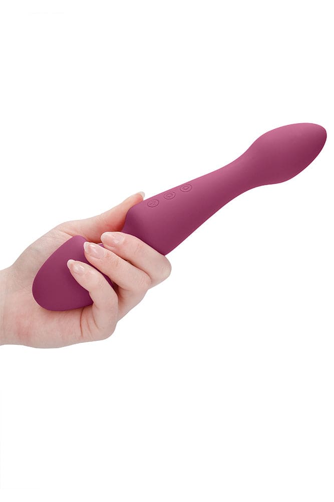 Shots Toys - Jil - Sasha - Dual Ended Wand Vibrator & Massager - Pink - Stag Shop