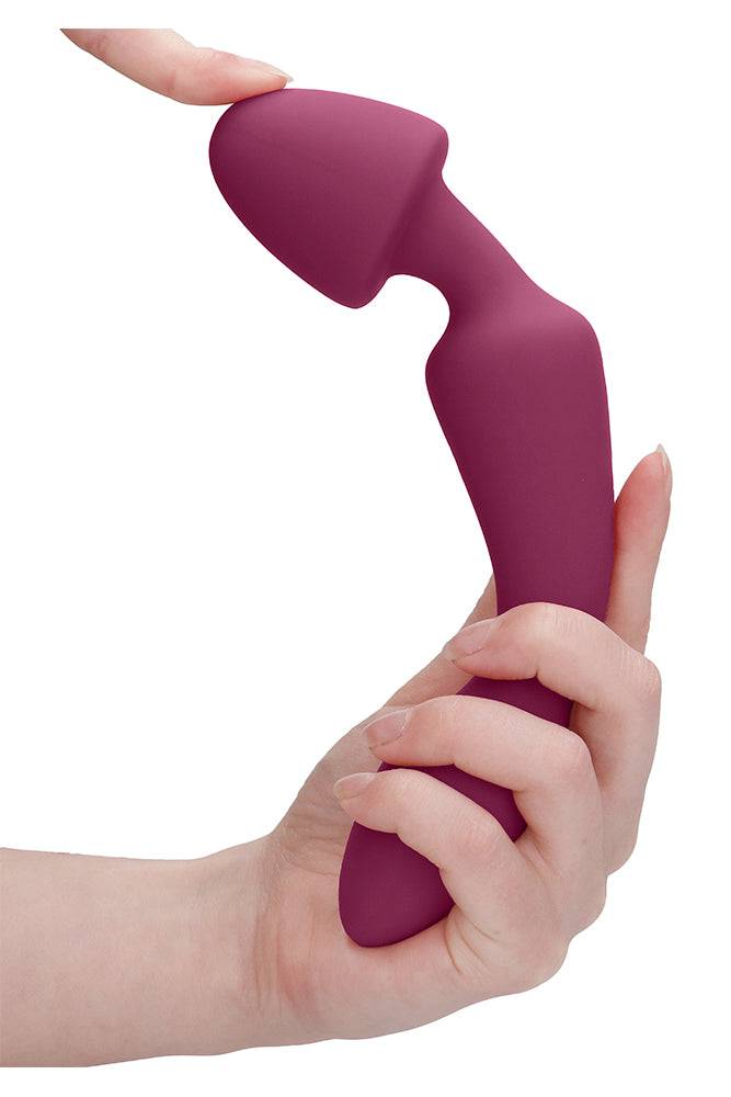 Shots Toys - Jil - Sasha - Dual Ended Wand Vibrator & Massager - Pink - Stag Shop