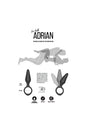 Shots Toys - Jil - Adrian Flexible Butt Plug and Cockring - Black - Stag Shop