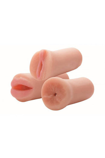 XR Brands - Jesse Jane - Three Way Pussy Ass and Mouth Stroker Set - Stag Shop