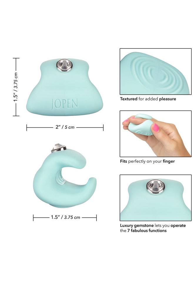 Jopen - Pavé - Liz - Crystal Adorned Finger Massager - Stag Shop