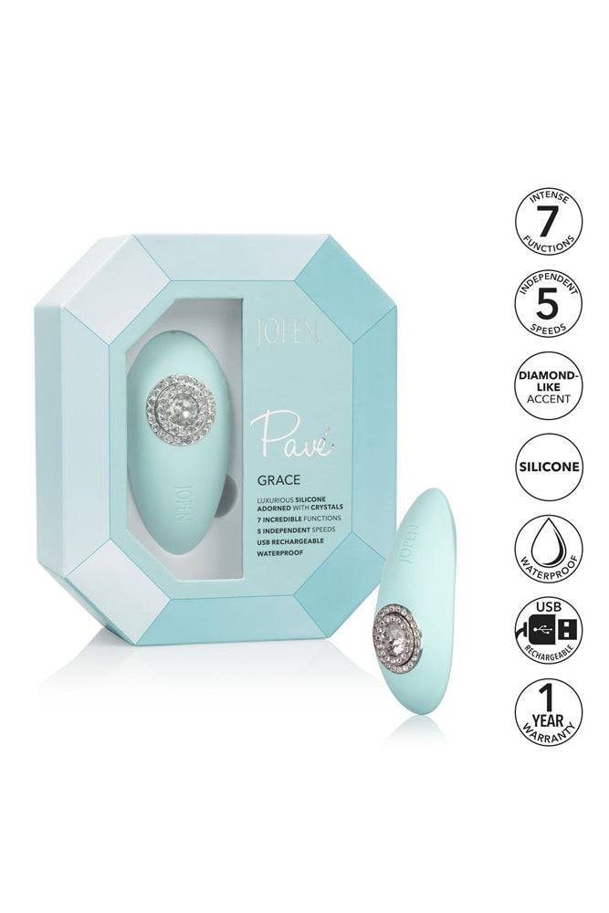 Jopen - Pavé - Grace - Crystal Adorned Mini Massager - Stag Shop