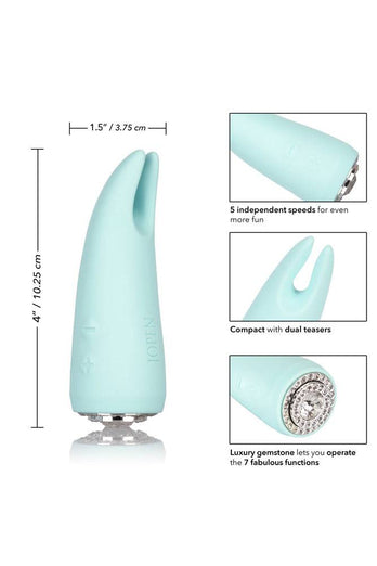 Jopen - Pavé - Diana  - Crystal Adorned Dual Tickler Vibrator - Stag Shop