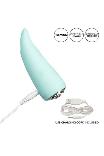 Jopen - Pavé - Diana  - Crystal Adorned Dual Tickler Vibrator - Stag Shop