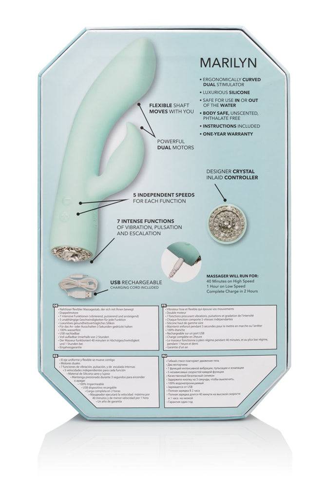 Jopen - Pavé - Marilyn - Crystal Adorned Rabbit Vibrator - Stag Shop