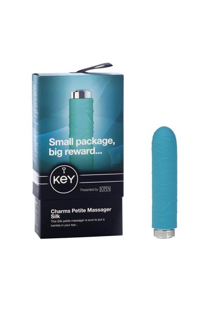 Jopen - Key - Charms Petite Silk Massager - Blue - Stag Shop