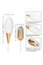 Jopen - Callie - Vibrating Mini Massager - White/Gold - Stag Shop
