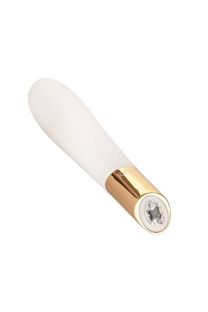 Jopen - Callie - Vibrating Wand - White/Gold | Stag Shop Jopen - Callie - Vibrating Wand - White/Gold | Stag Shop
