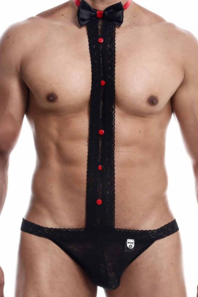 MaleBasics - Tuxedo Jockstrap - Black - Stag Shop