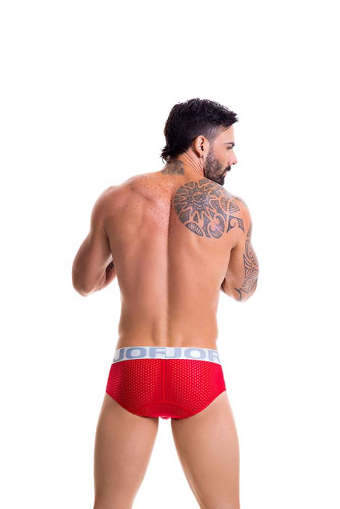 Jor Underwear - Cronos Mesh Brief - Red - Stag Shop