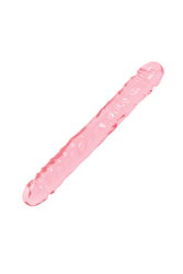 Crystal Jellies by Doc Johnson - 12 Inch Jr. Double Dong - Assorted Colours - Stag Shop