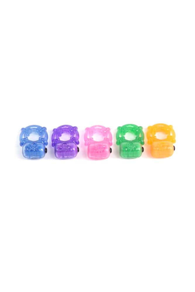 Topco - Climax - Juicy Vibrating Cock Ring - Assorted Colours - Stag Shop