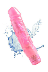 Pipedream - Juicy Jewels - Precious Pink - Realistic Jelly Vibrator - Pink - Stag Shop