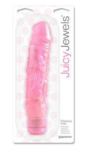 Thumbnail for Pipedream - Juicy Jewels - Precious Pink - Realistic Jelly Vibrator - Pink - Stag Shop