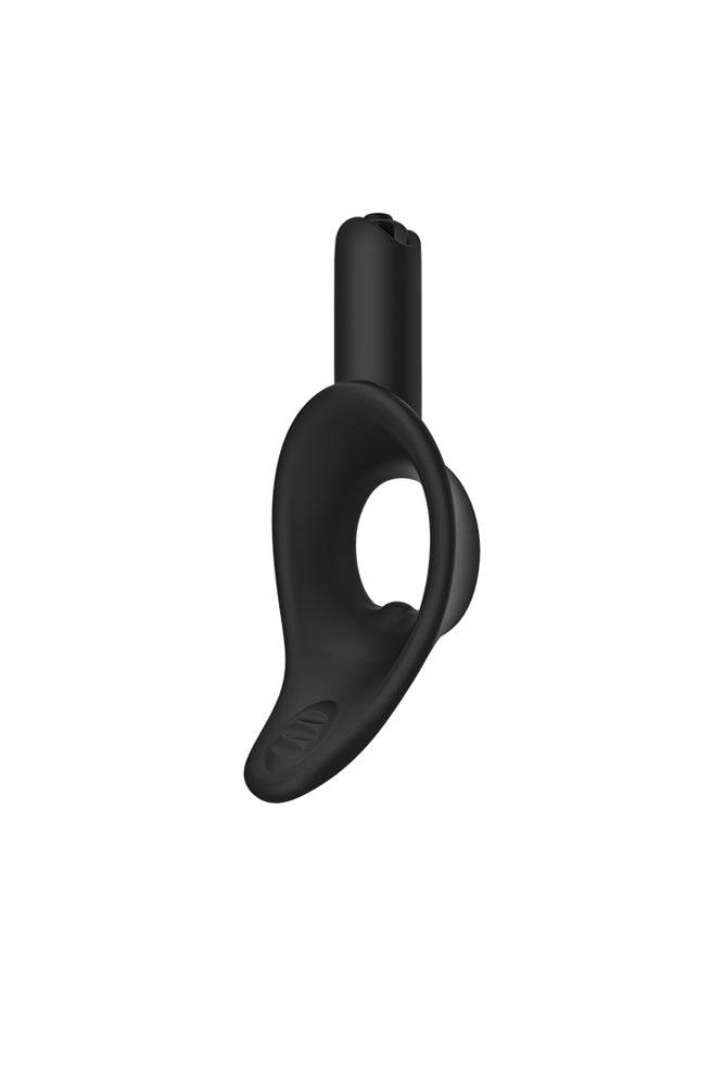 Kink By Doc Johnson - Cock Jock - Vibrating Silicone C-Ring - Black | Stag Shop Kink By Doc Johnson - Cock Jock - Vibrating Silicone C-Ring - Black | Stag Shop