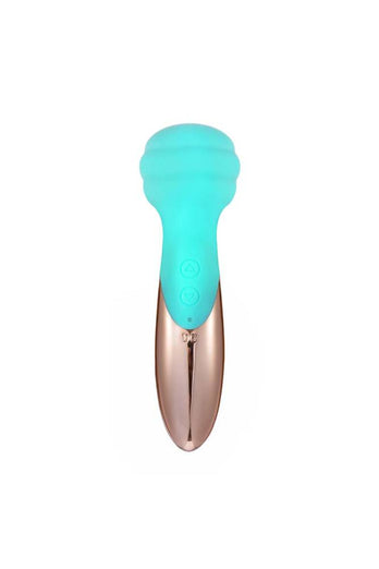 Maia Toys - Kali Dual Motor Mini Wand Vibrator - Blue - Stag Shop