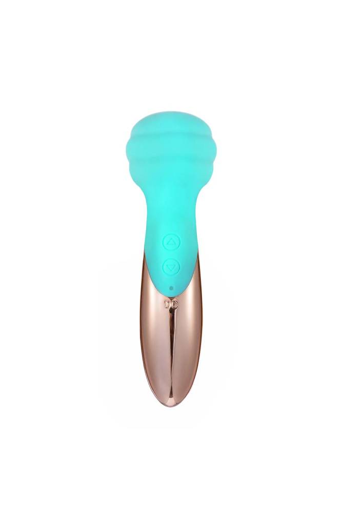Maia Toys - Kali Dual Motor Mini Wand Vibrator - Blue - Stag Shop