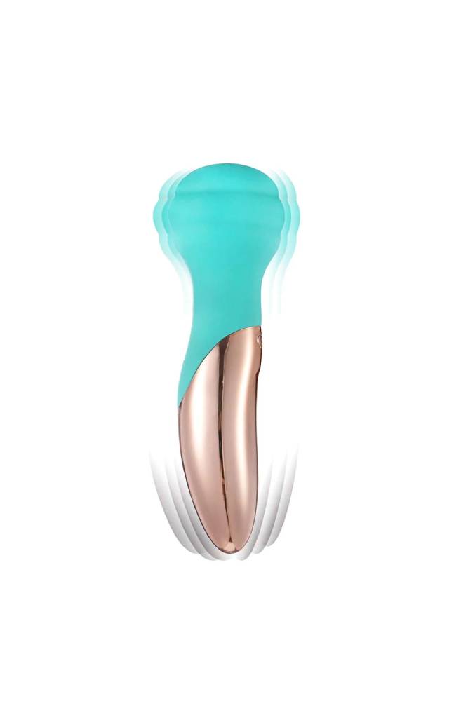 Maia Toys - Kali Dual Motor Mini Wand Vibrator - Blue - Stag Shop