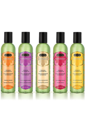 Kama Sutra - Natural Massage Oils - 8oz - Assorted - Stag Shop