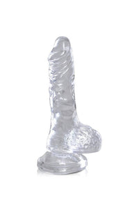 Thumbnail for Pipedream - King Cock - Realistic Dildo with Balls - 5 inch - Clear - Stag Shop
