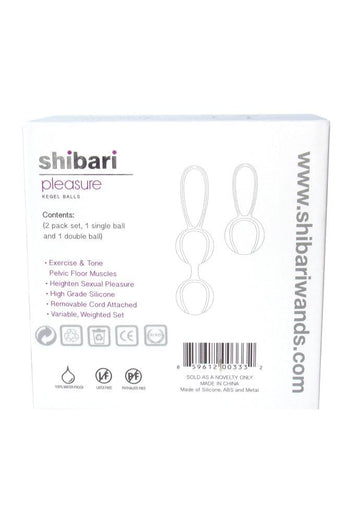 Shibari - Pleasure Kegel Balls - Purple - Stag Shop